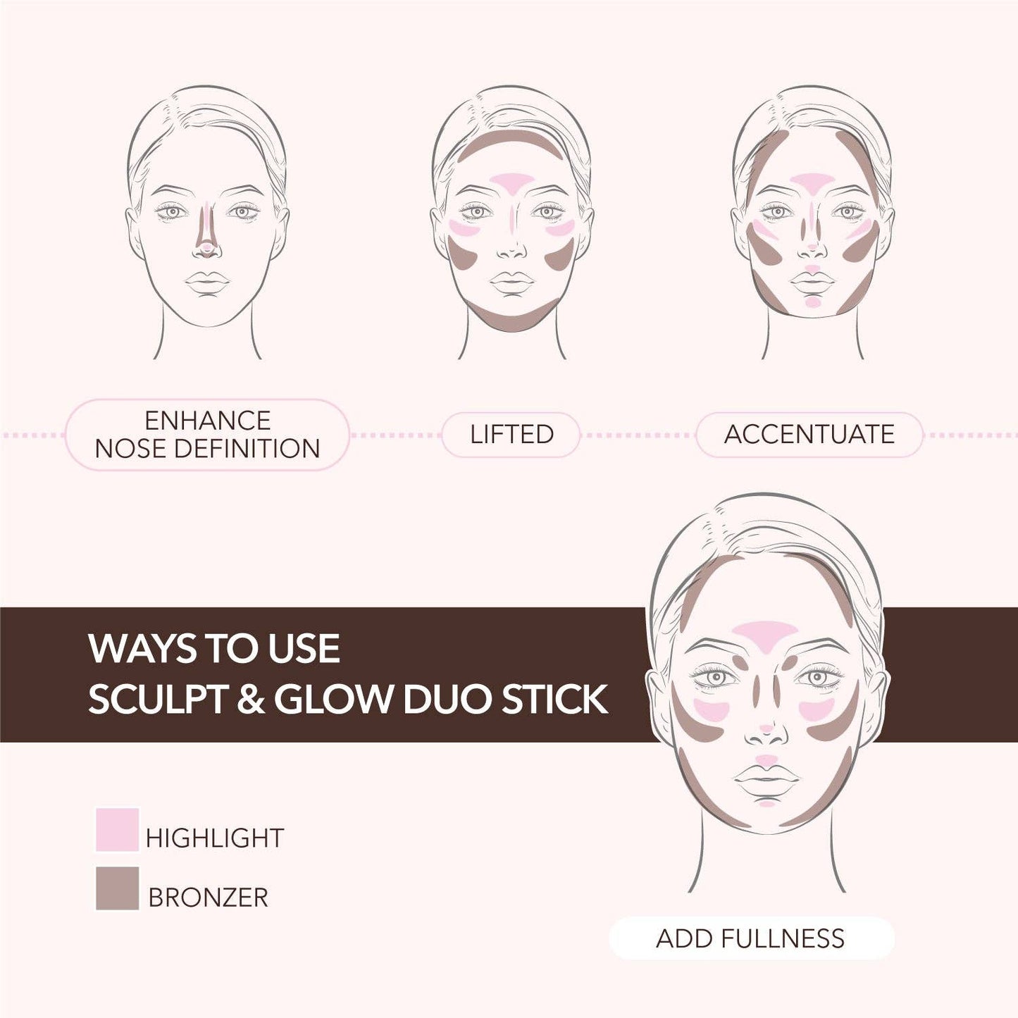 Sculpt & Glow Duo Stick (400, Glowing Up !)