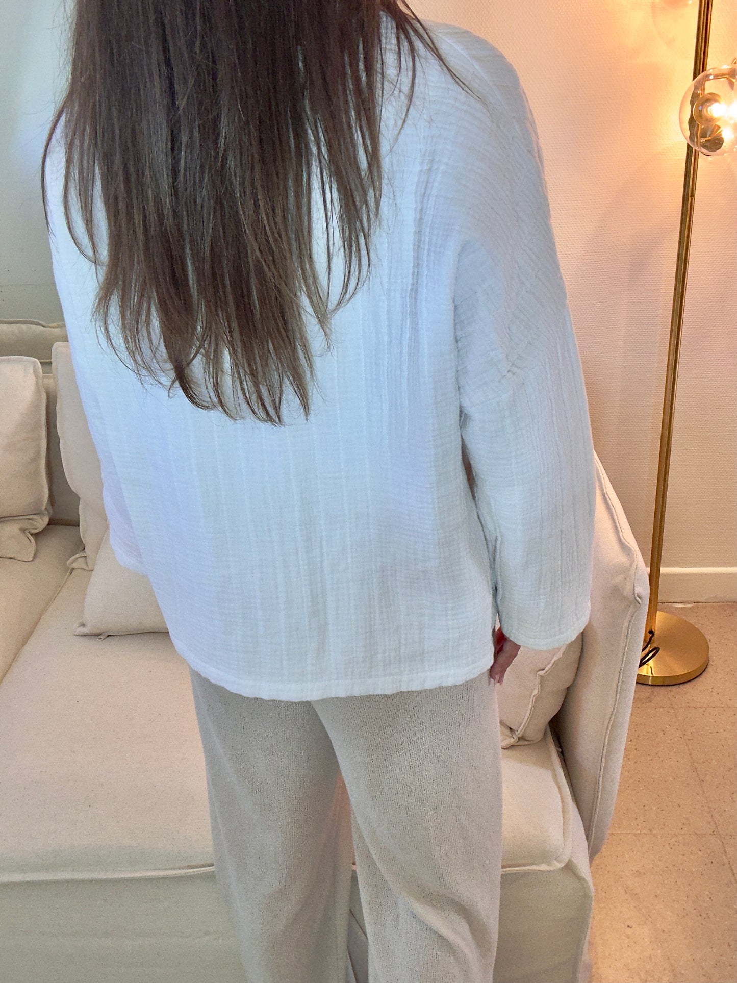 #11 - Veste matelassée en gaze de coton