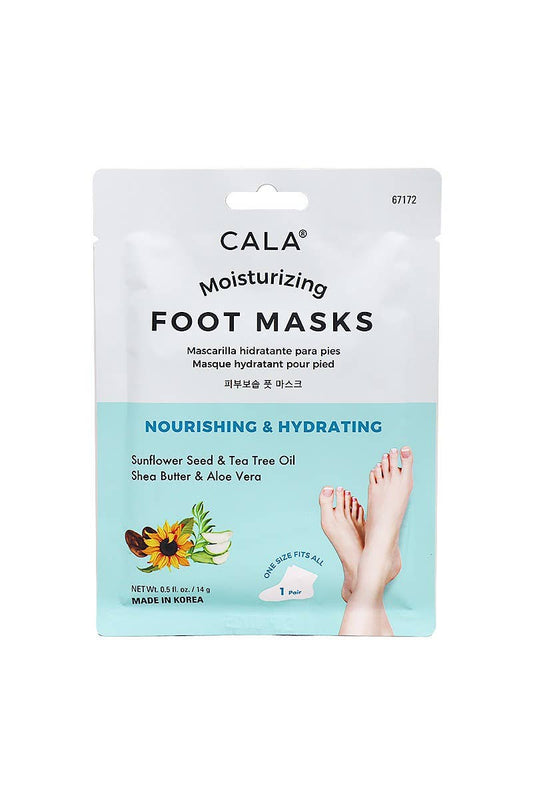 Masque hydratant pour les pieds infusé aux extraits de plantes