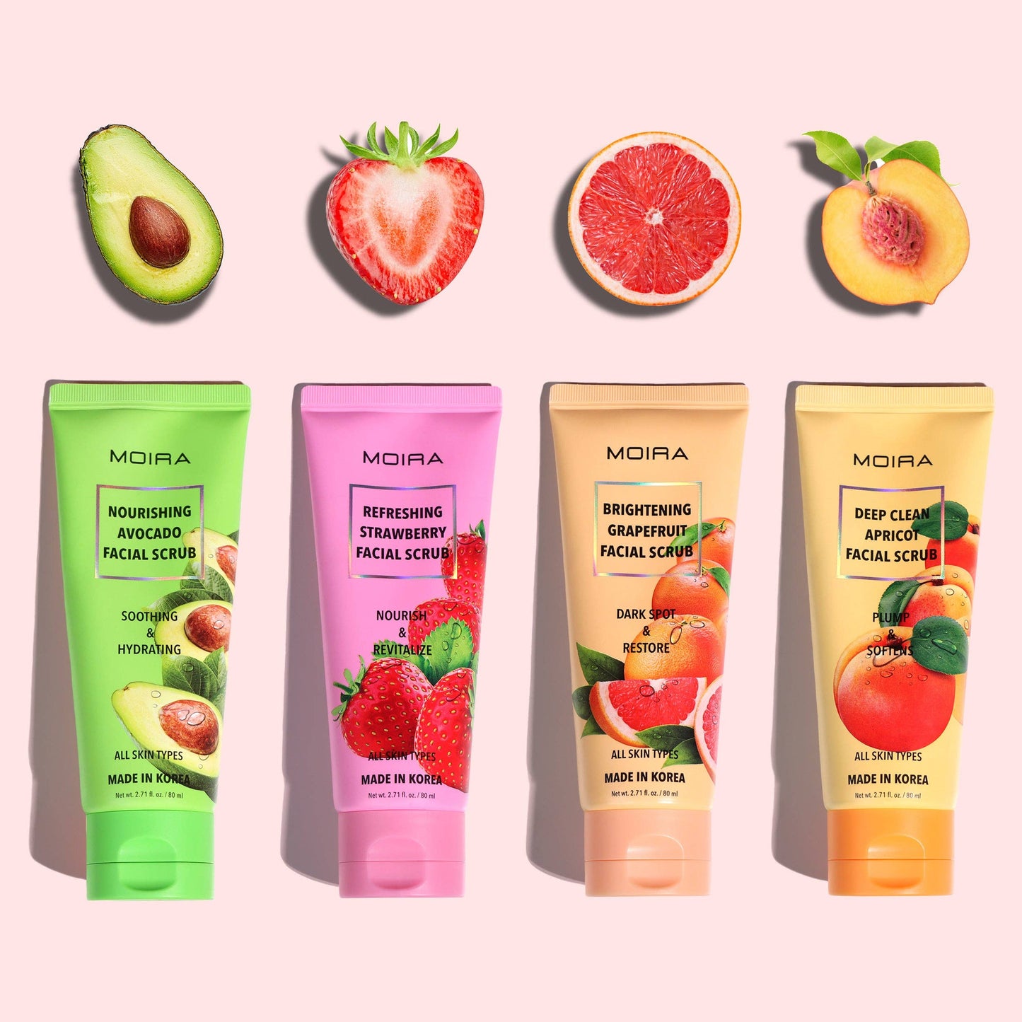 Exfoliant pour le visage à la fraise