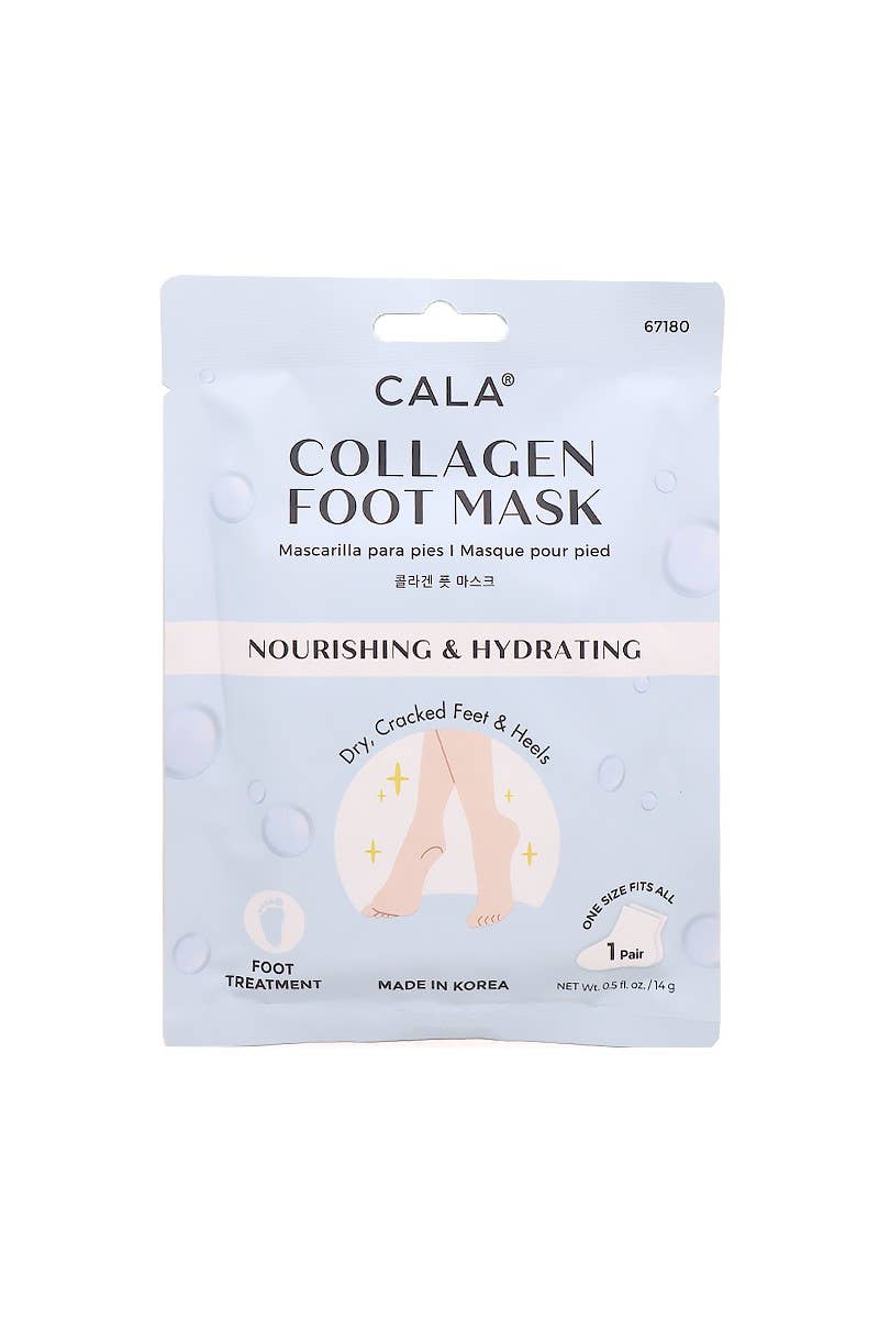 Masque hydratant pour les pieds au collagène