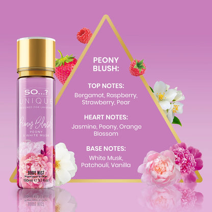 Brume Peony blush - Florale et fruitée - Pivoine, fraise, framboise et bergamotte - 150ml