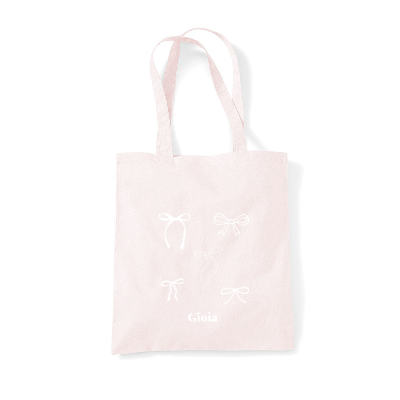 Tote bag rose - Coquette girl