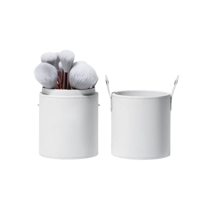 Lot de 24 pinceaux de maquillage avec un étui - Blanc ou rose