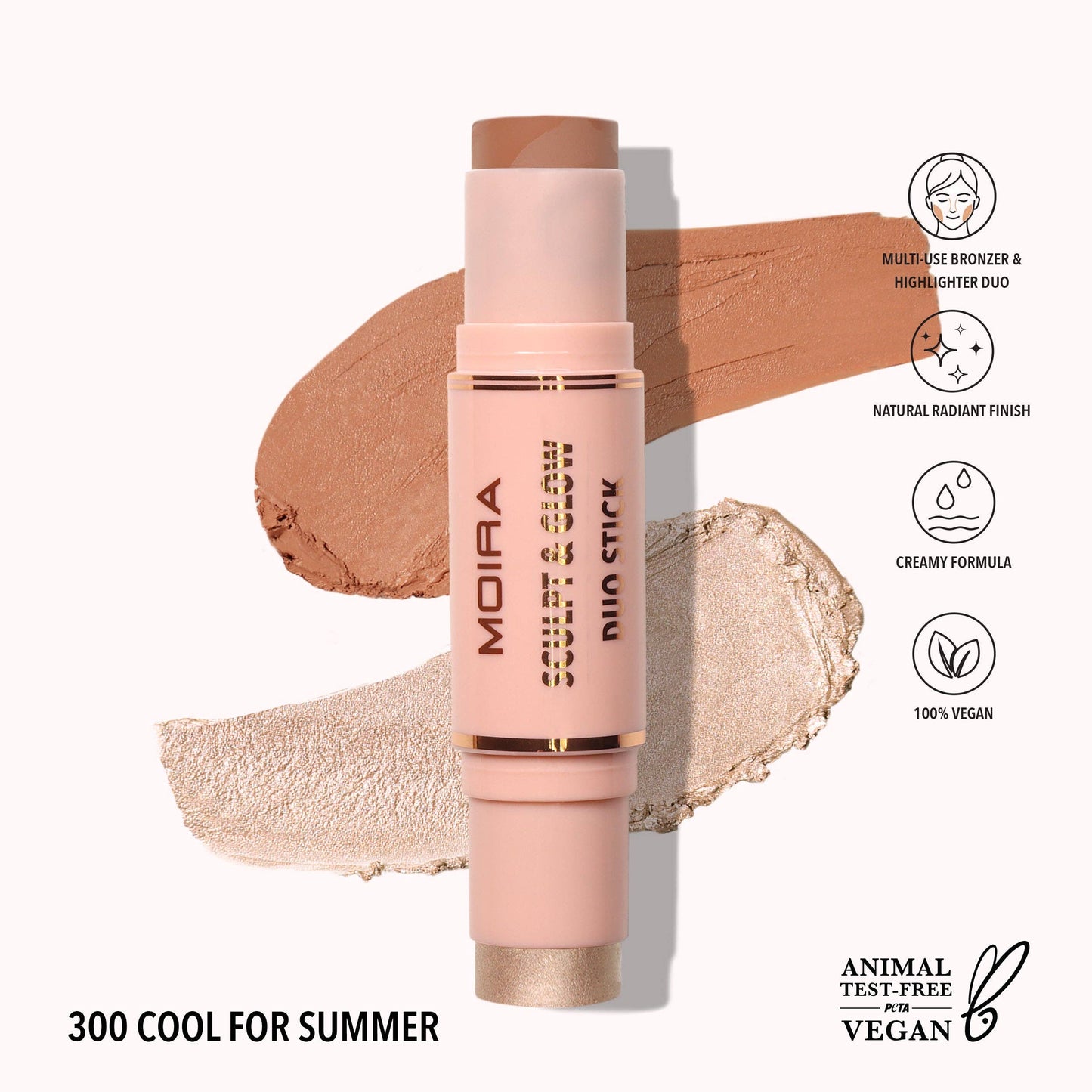 Sculpt & Glow Duo Stick (300, Cool for summer)