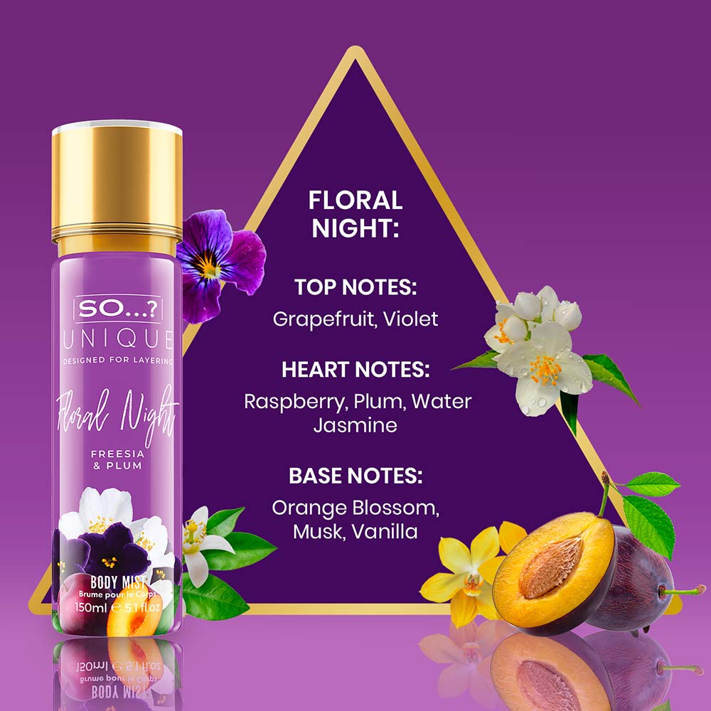 Brume Floral night - Florale et fruitée - Framboise, violette et musc - 150ml