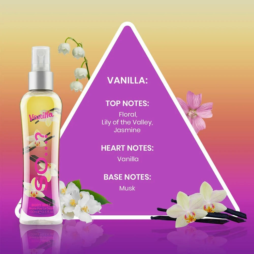 Brume Vanilla - Sucrée - Vanille - 100ml