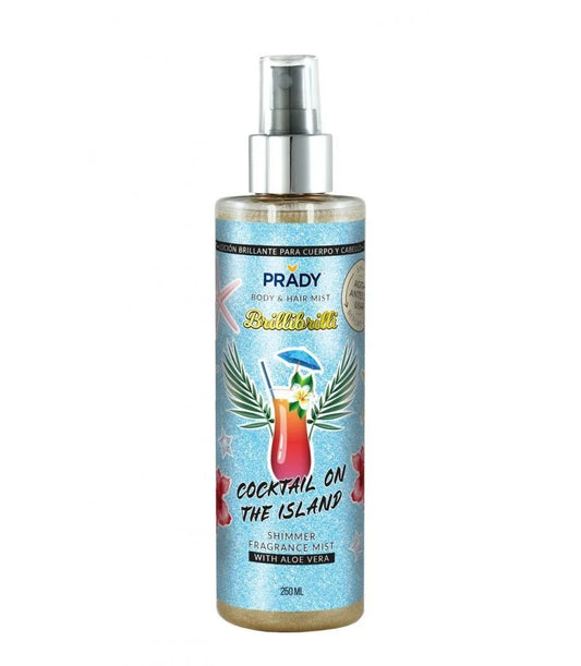 Brume scintillante Cocktail on the island - Cheveux et corps - 250ml