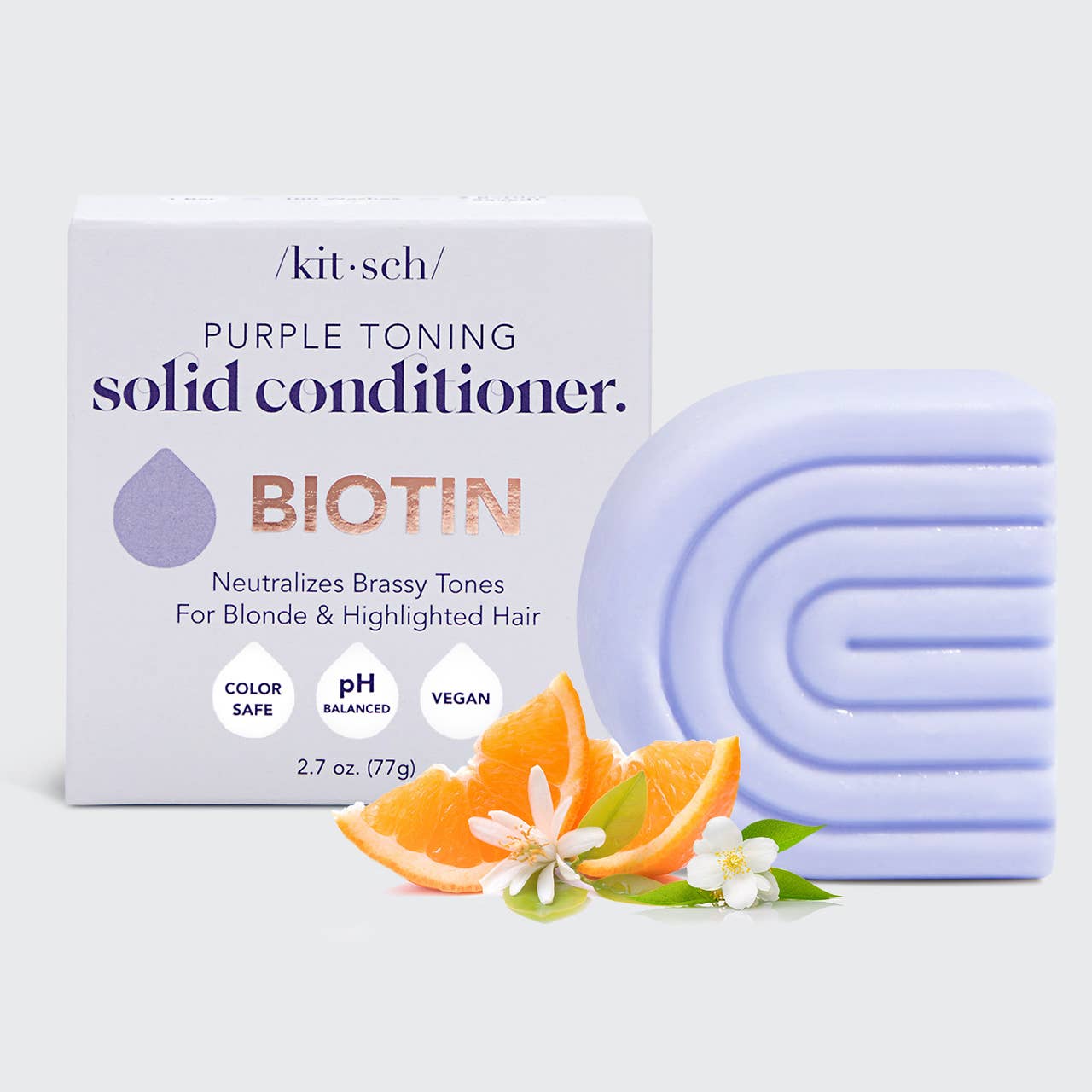 Masque tonifiant à la biotine pour cheveux blonds, gris ou colorés