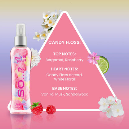 Brume Candy floss - Sucrée - Vanille, caramel et praliné - 100ml