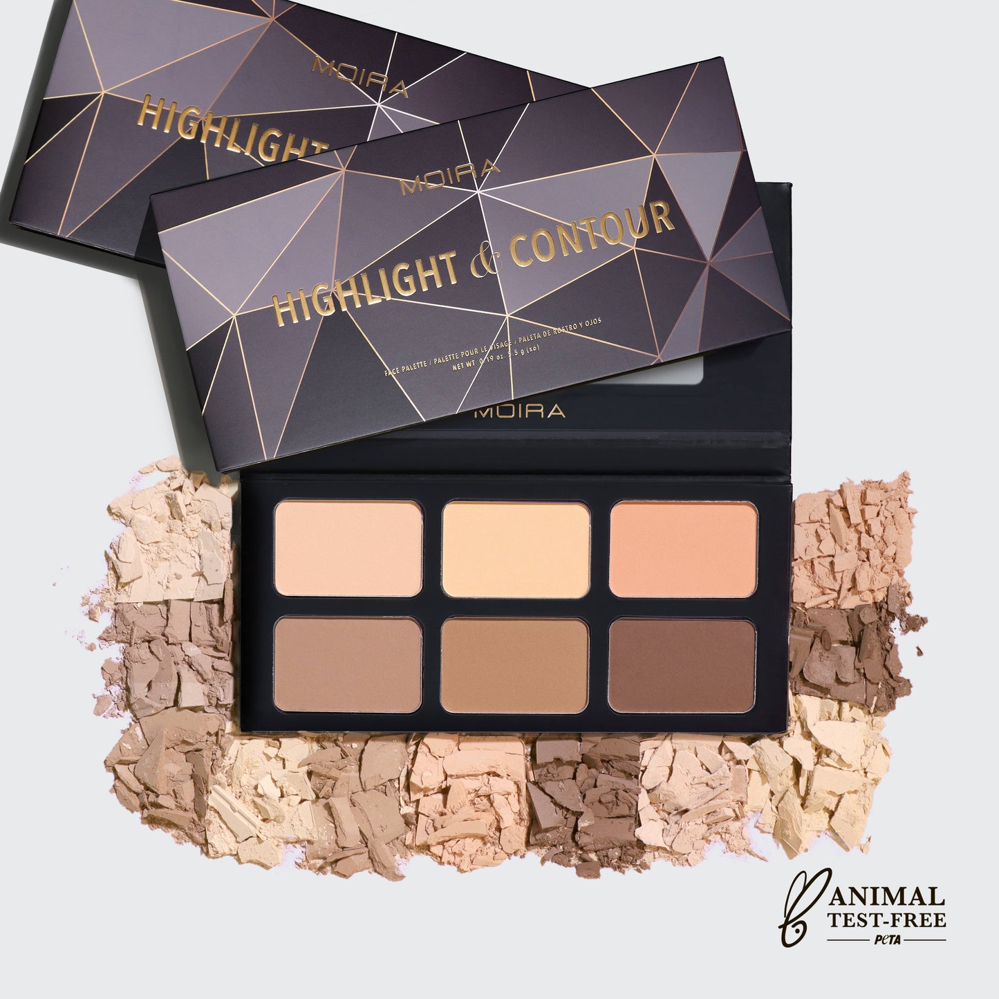 Palette de contouring en poudre - Highlight & Contour