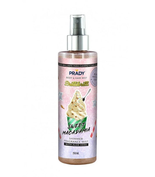 Brume scintillante Sweet macadamia - Cheveux et corps - 250ml