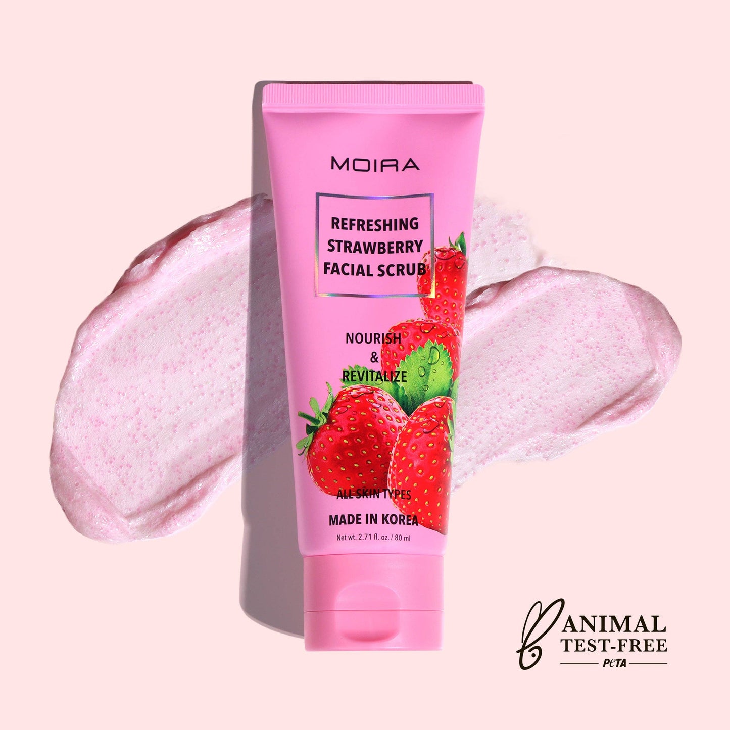 Exfoliant pour le visage à la fraise