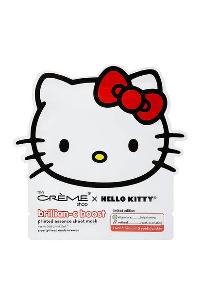 Masque pour le visage en tissu Hello Kitty