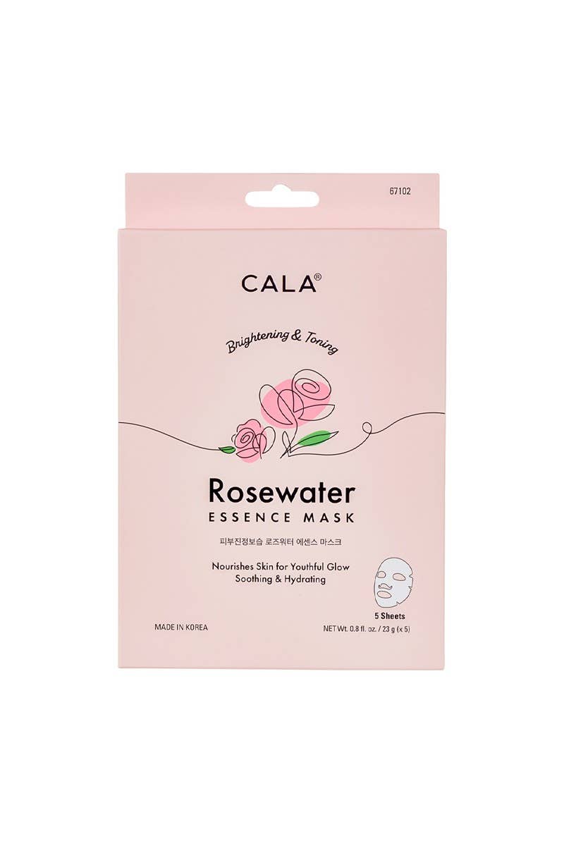 Masque facial à l'essence d'eau de rose